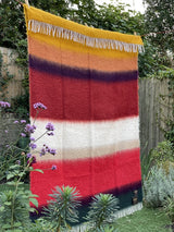 Colourful and super soft throw/blanket ideal to cuddle up with on those cold winter nights or drape it over furniture for a colourful note